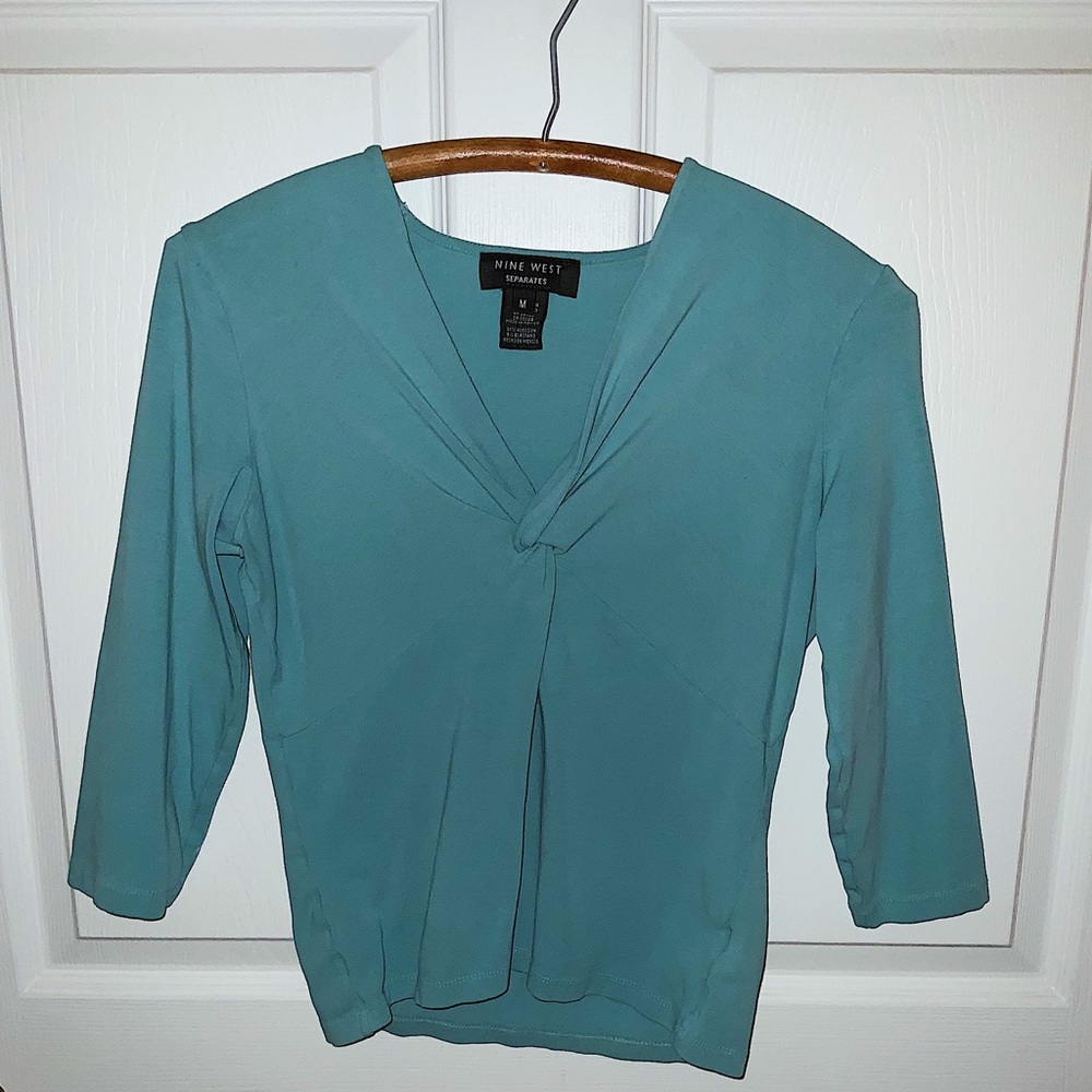 Cute short top blue